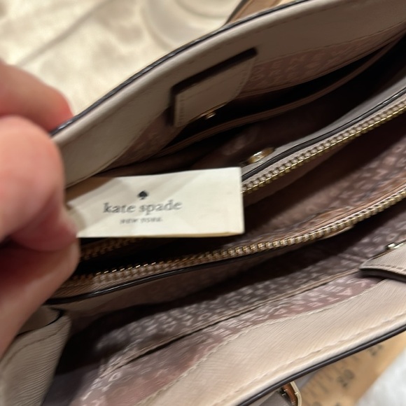 Kate spade grey w/ pink undertones 2 way purse - Picture 11 of 11